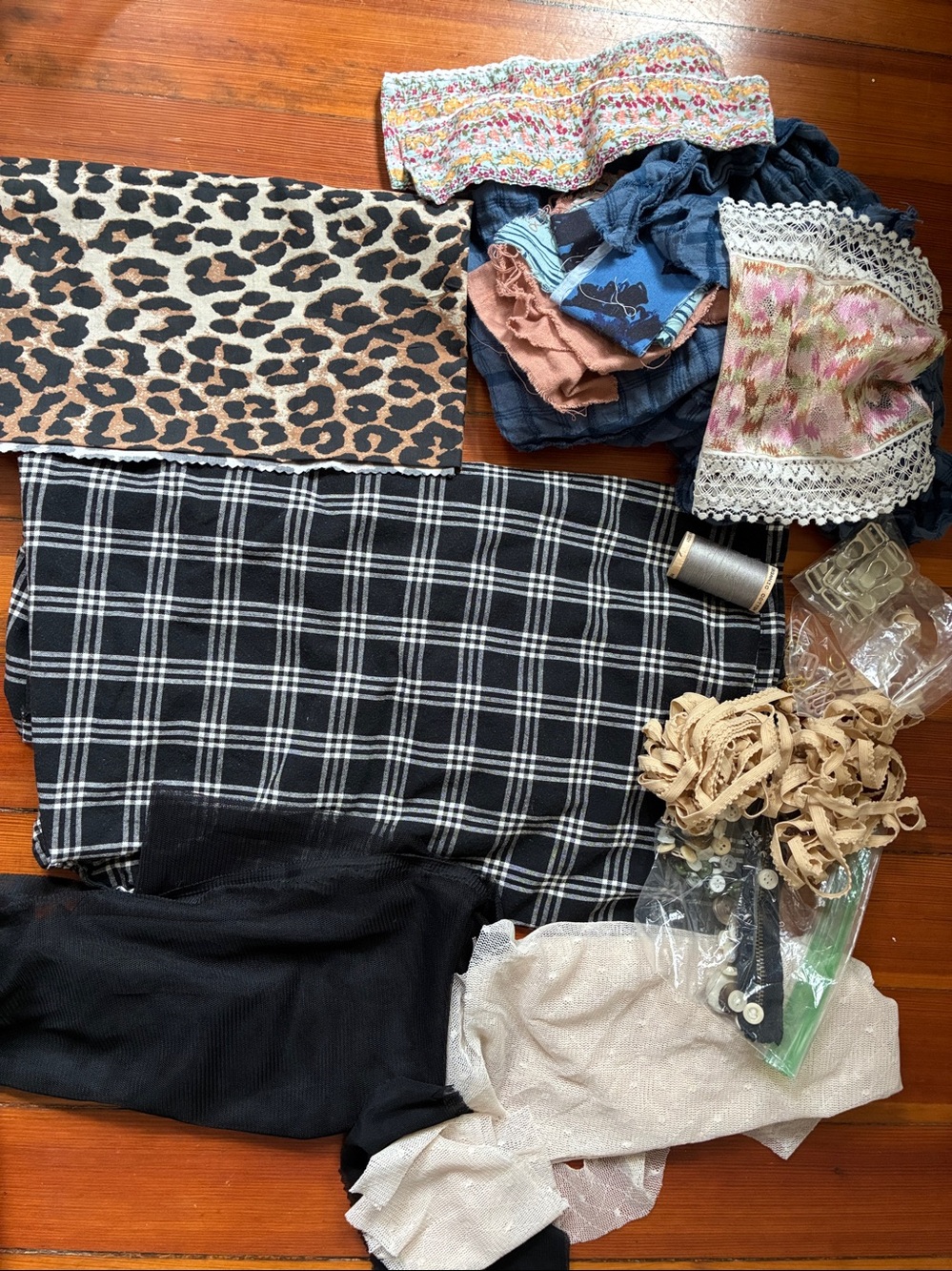 Fabric & sewing supplies bundle!